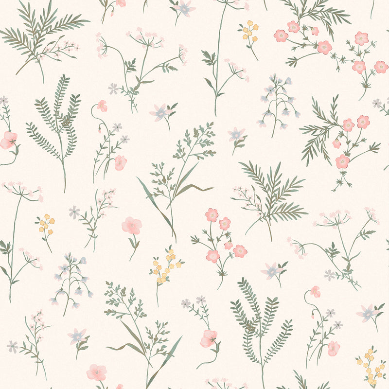 media image for sample laura ashley crosswell coral pink wallpaper by graham and brown 1 250