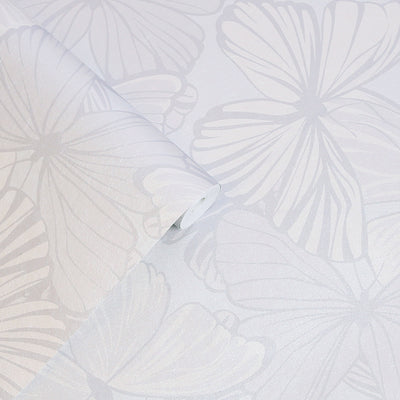 product image for Laura Ashley Butterfly Garden Sugared Grey Wallpaper by Graham & Brown 96