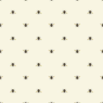 product image of Joules Botanical Bee Crème Wallpaper by Graham & Brown 583