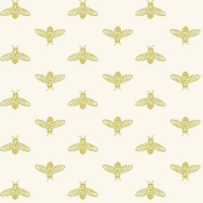 product image of sample joules block print bee antique gold wallpaper by graham and brown 1 536