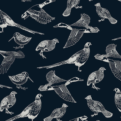 product image of sample joules hunting birds french navy wallpaper by graham and brown 1 571