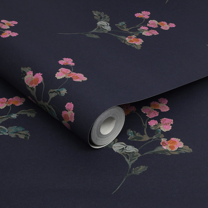 media image for Joules Swanton Floral Midnight Navy Wallpaper by Graham & Brown 24