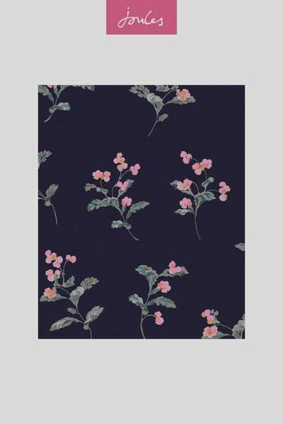 product image for Joules Swanton Floral Midnight Navy Wallpaper by Graham & Brown 52