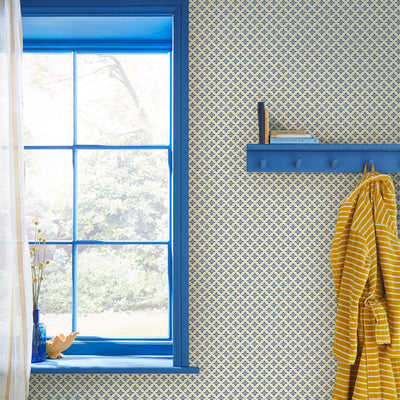 product image for Joules Beckett Star Coast Blue  Wallpaper by Graham & Brown 55