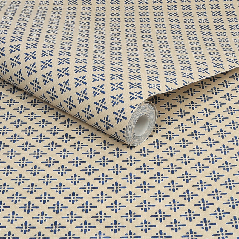 media image for Joules Beckett Star Coast Blue  Wallpaper by Graham & Brown 220