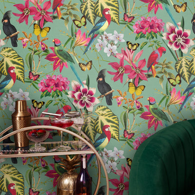 product image for Envy Paradiso Multi Wallpaper by Graham & Brown 52