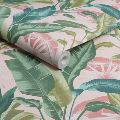 product image for Envy Leaf It Out Sunrise Wallpaper by Graham & Brown 59