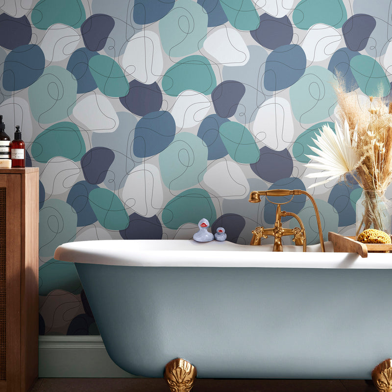 media image for Envy Mood The Blues Wallpaper by Graham & Brown 298