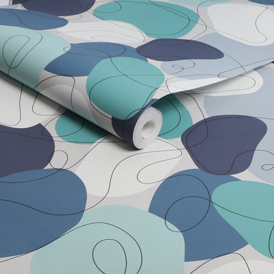 product image for Envy Mood The Blues Wallpaper by Graham & Brown 90