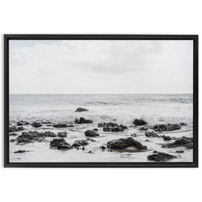 product image for winter shore framed canvas 8 14