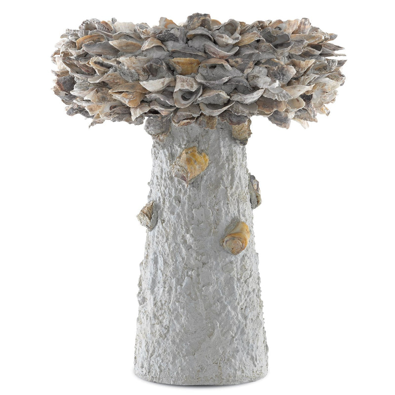 media image for Oyster Shell Bird Bath 2 248