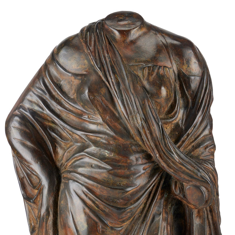 media image for Greek Female Torso Bronze 5 247