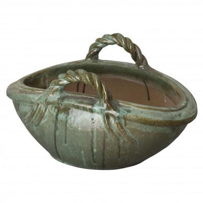 product image of Large Two Handle Basket Planter Flatshot Image 550