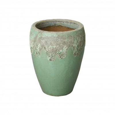product image for H Round Ceramic Planter in Various Colors & Sizes Flatshot Image 57