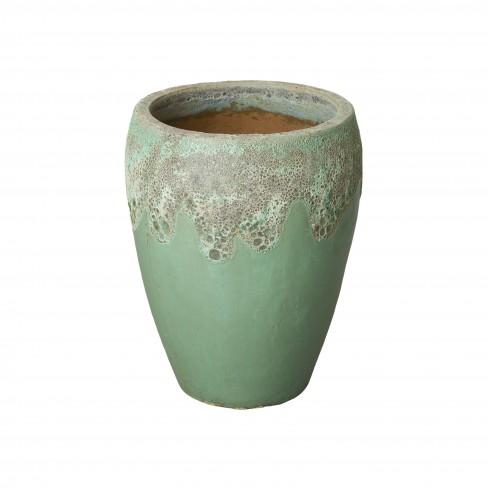 media image for H Round Ceramic Planter in Various Colors & Sizes Flatshot Image 296