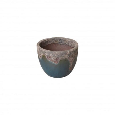product image for H Round Ceramic Planter in Various Colors & Sizes Flatshot Image 16