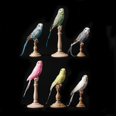 product image for artificial birds budgie gray 3 87