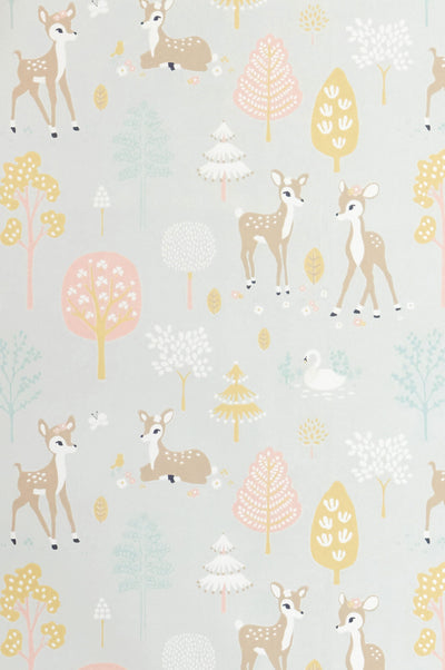 product image of Golden Woods Soft Grey Wallpaper by Majvillan 588