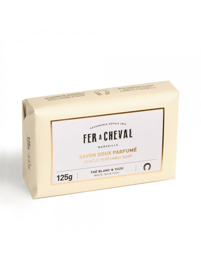 product image of fer a cheval gentle perfumed soap bar white tea yuzu 1 547