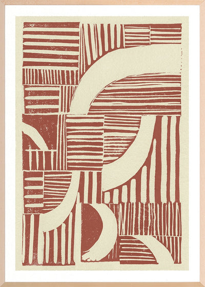 product image for Abstract Linocut C By Grand Image Home 127926_P_24X17_M 1 45