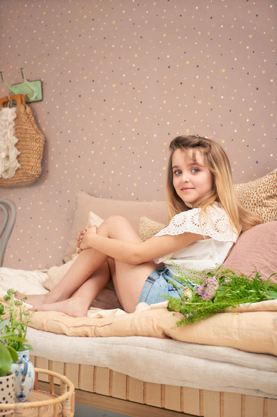 product image for Stardust Wallpaper in Cosy Lilac 34