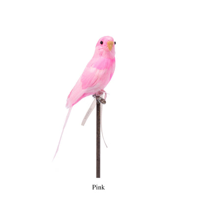product image for artificial birds budgie gray 9 93