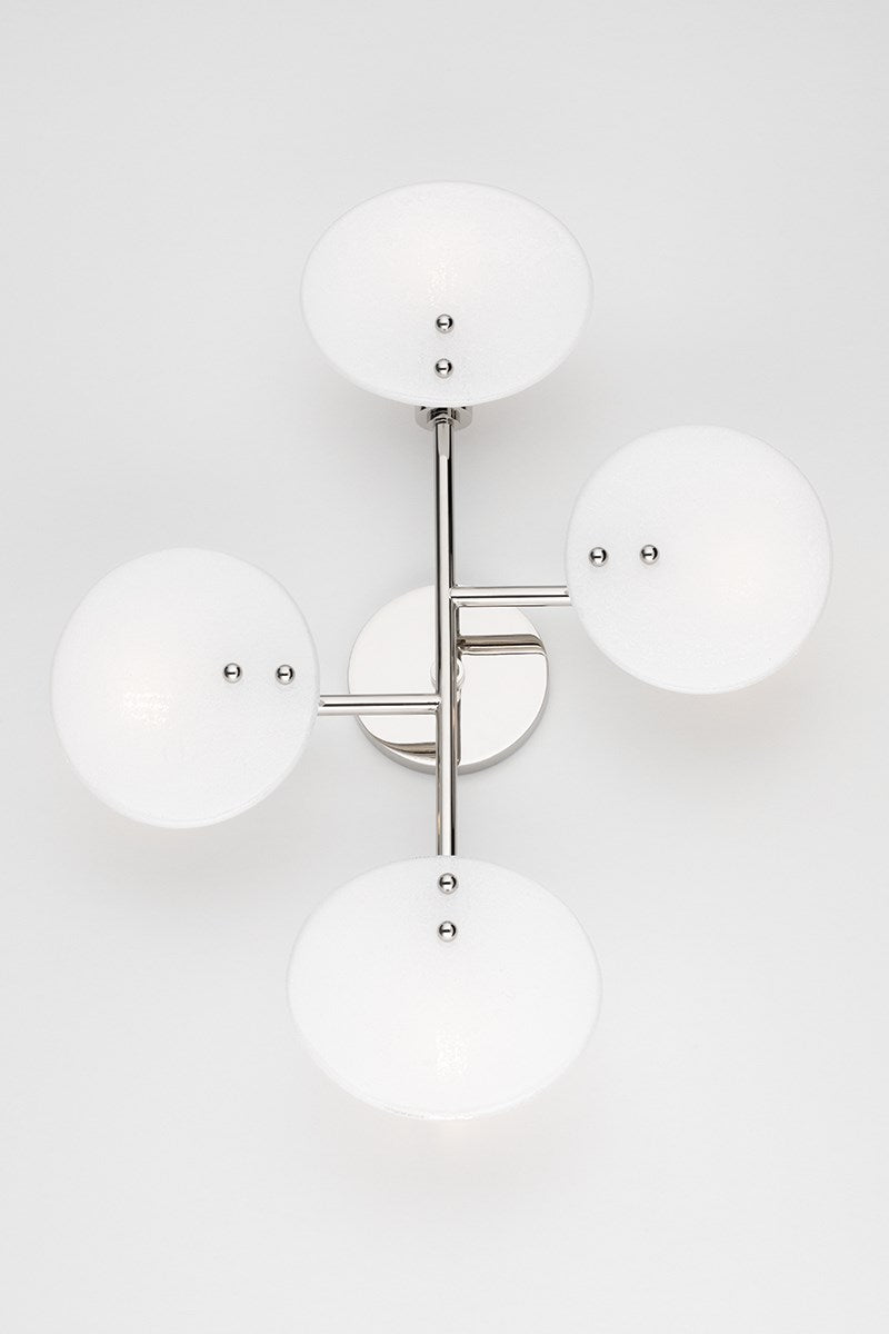 media image for giselle 4 light wall sconce by mitzi h428604 agb 12 245