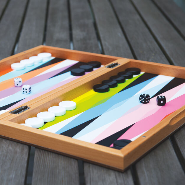 media image for Colorful Backgammon Set 227