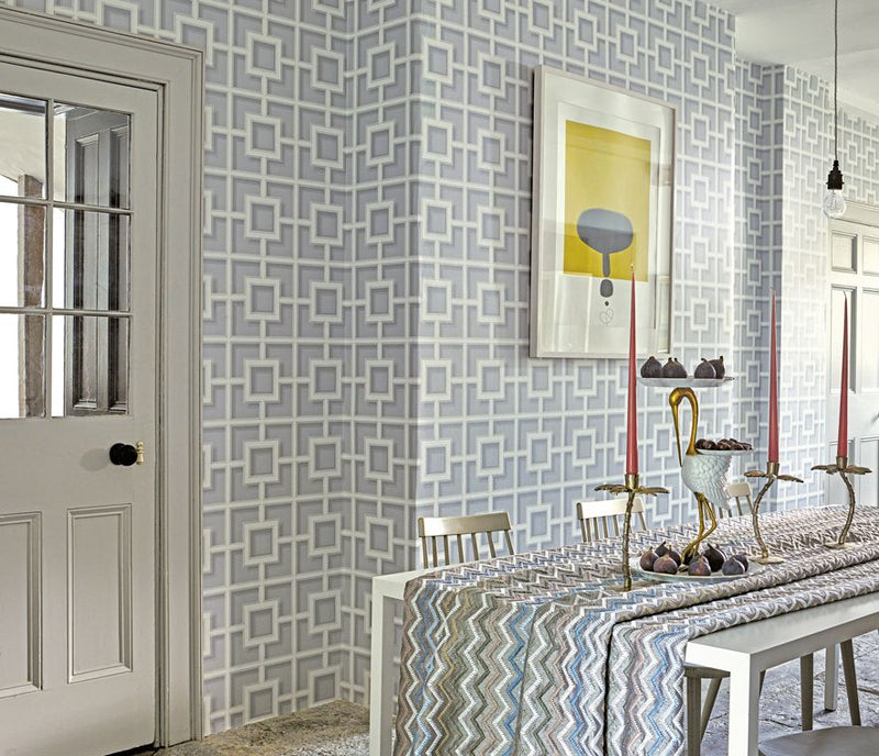 media image for Camporosso Wallpaper in blue from the Manarola Collection by Osborne & Little 219