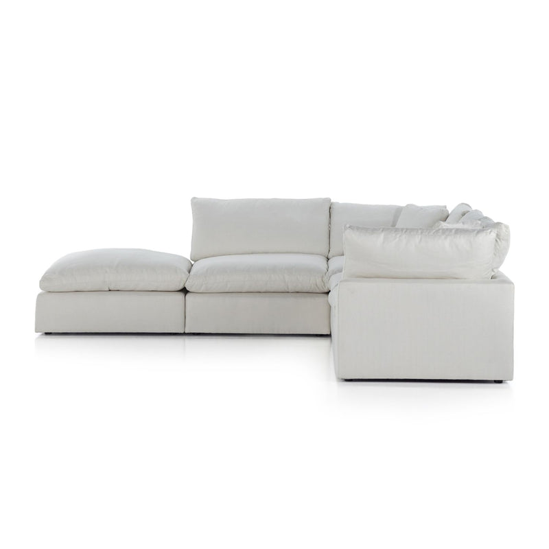 media image for Stevie 4-Piece Sectional Sofa w/ Ottoman in Various Colors Alternate Image 3 272