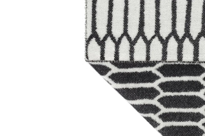 product image for kenno black white throw 2 27