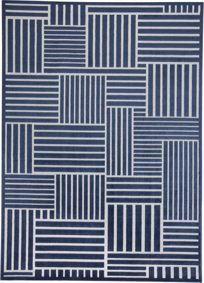 product image for Javers Blue and White Rug by BD Fine Flatshot Image 1 94