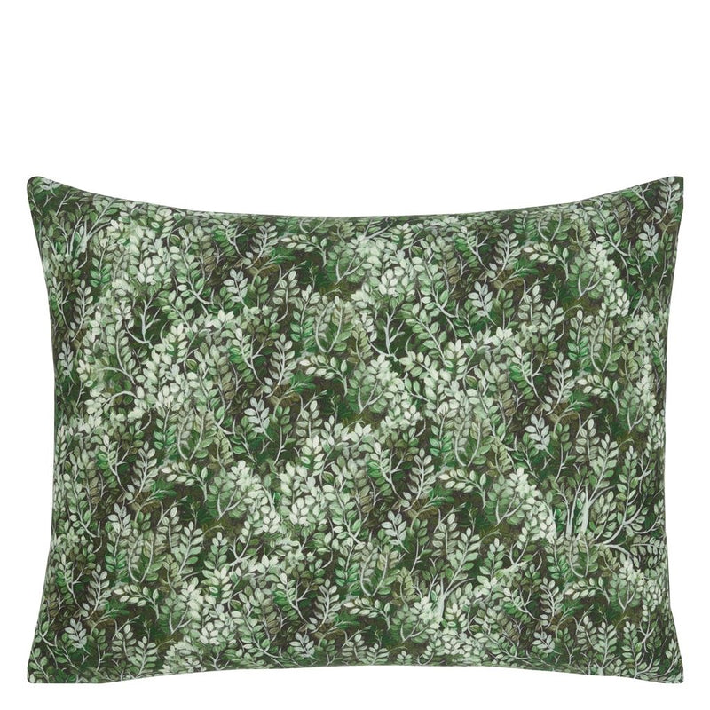 media image for Bandipur Azure/Emerald Linen Decorative Pillow By Designers Guild 260