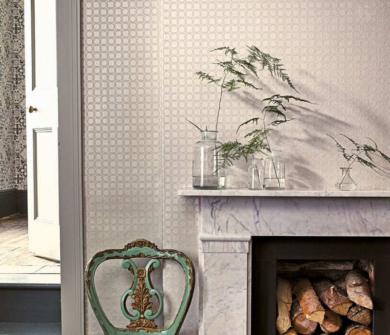 media image for Toto Wallpaper in gray from the Manarola Collection by Osborne & Little 267