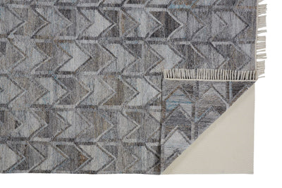 product image for Elstow Hand Woven Light and Dark Gray Rug by BD Fine Fold Image 1 72