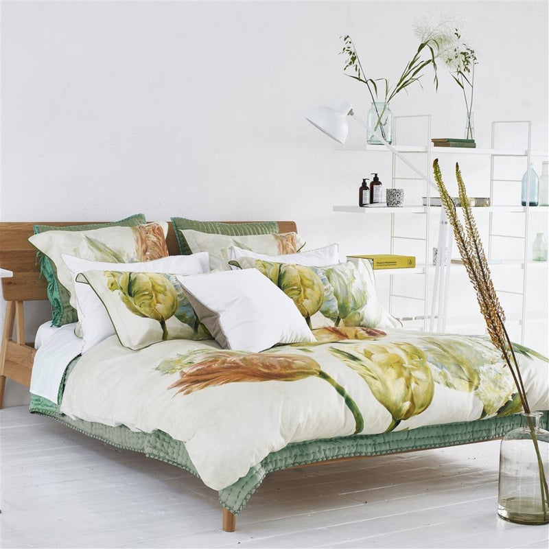 media image for Spring Tulip Buttermilk Bed Linen By Designers Guildbeddg3193 8 274