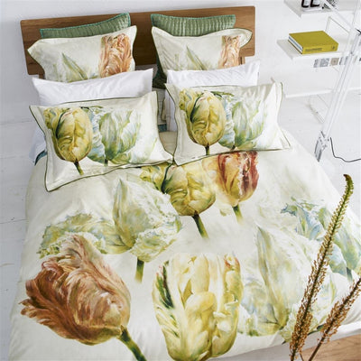 product image for Spring Tulip Buttermilk Bed Linen By Designers Guildbeddg3193 9 13