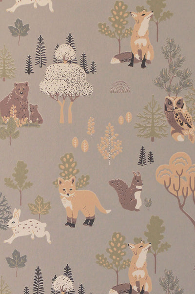 product image of Deep Forest Mystic Grey Wallpaper by Majvillan 541