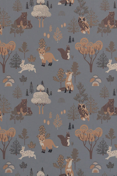 product image of Deep Forest Midnight Blue Wallpaper by Majvillan 520