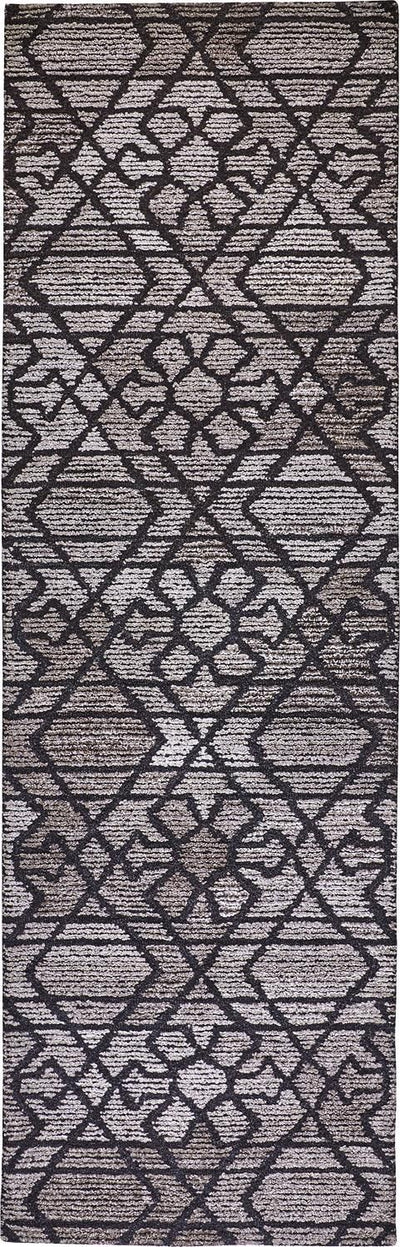 product image for Palatez Hand Tufted Gray and Black Rug by BD Fine Flatshot Image 1 36