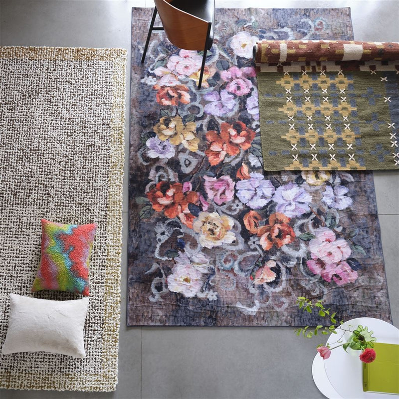 media image for tapestry flower rug by designers guild rugdg0835 2 276