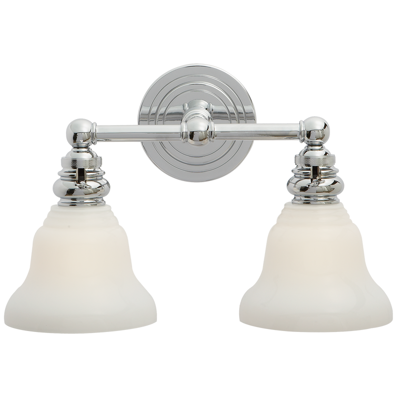 media image for boston functional double light with white glass by chapman myers 3 293