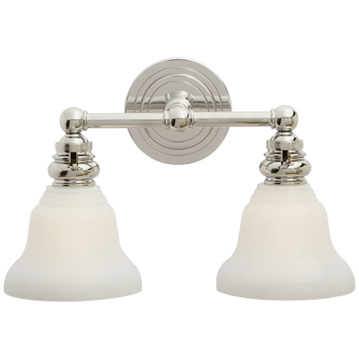 product image for boston functional double light with white glass by chapman myers 5 38