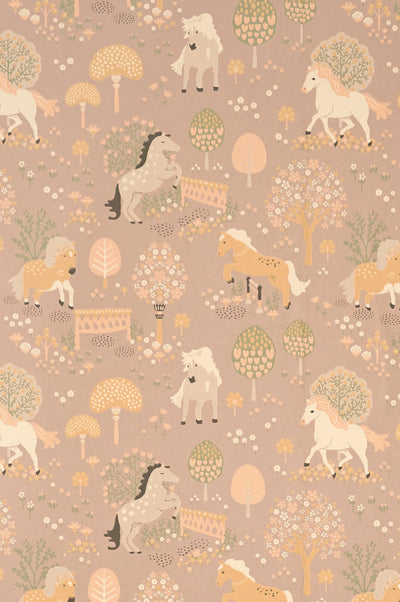 product image of My Sweet Pony Wallpaper in Soft Lilac 528