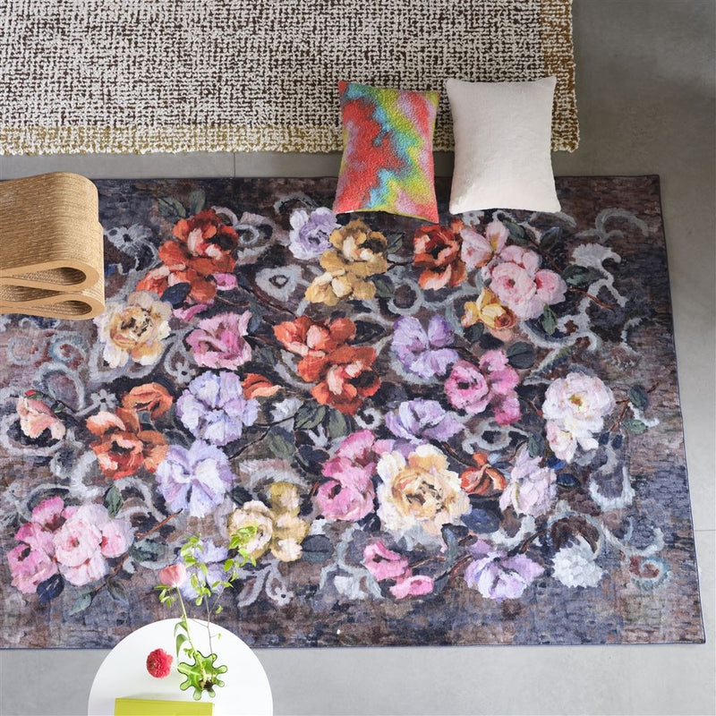 media image for tapestry flower rug by designers guild rugdg0835 3 252
