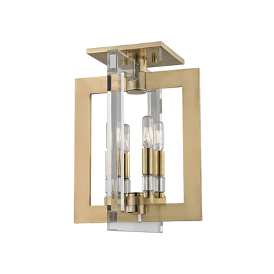 product image for hudson valley wellington 4 light flush mount 1 6
