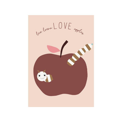 product image of love apples poster design by oyoy 1 593