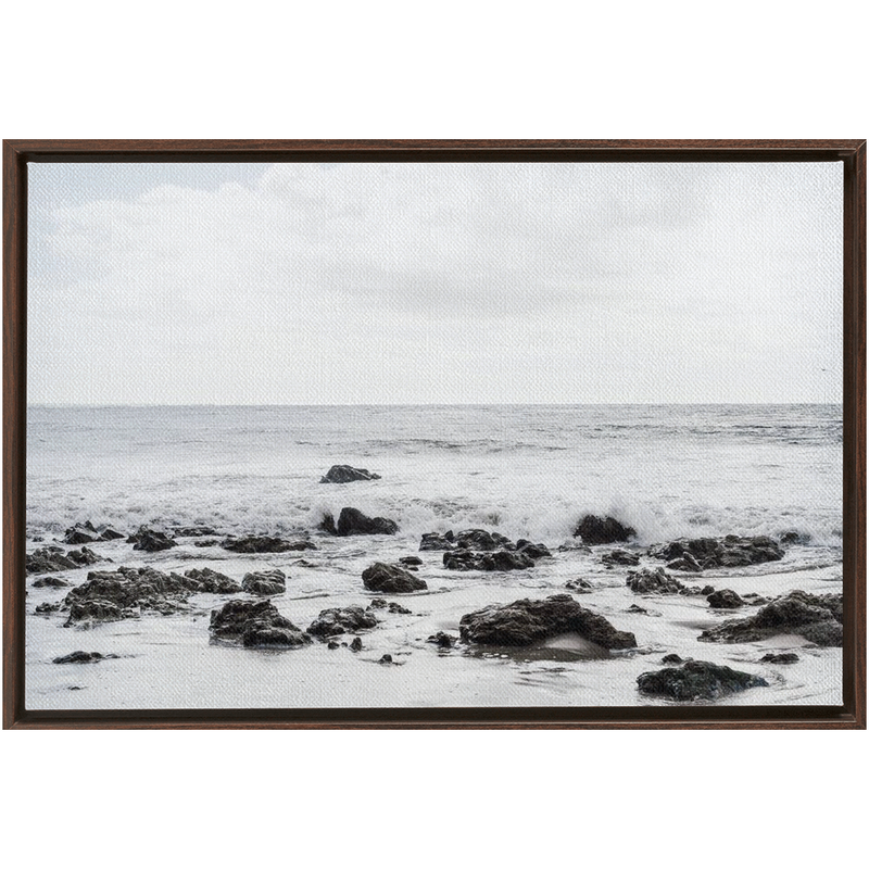media image for winter shore framed canvas 18 20