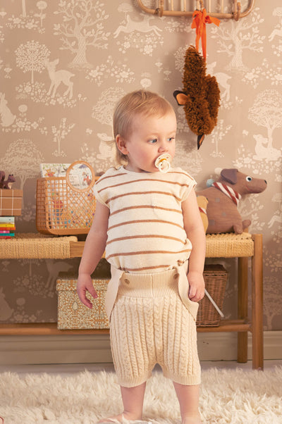 product image for Summer Fields Wallpaper in Soft Brown 49