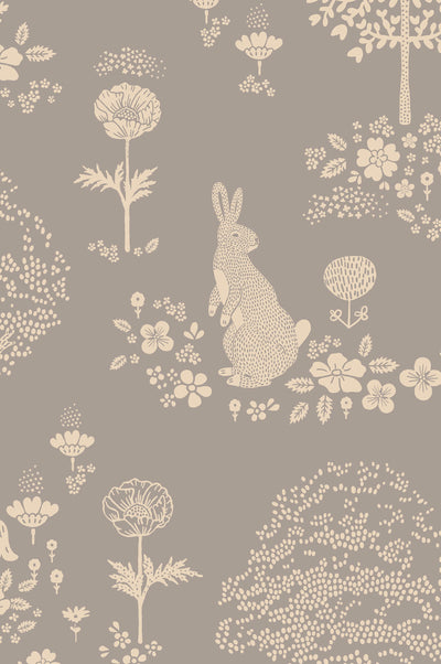product image for Summer Fields Wallpaper in Dusty Blue 6
